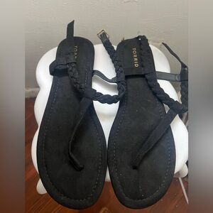 Torrid Black Braided Women's Sandals